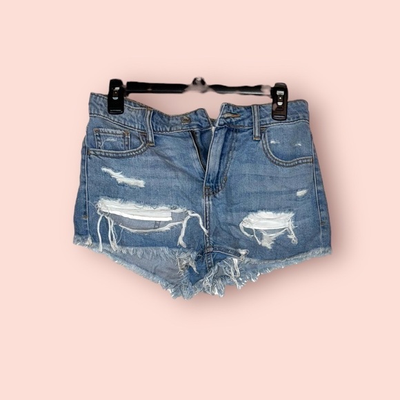 Cello Pants - Cello Women’s Jean Shorts Light Wash Distressed Size Small nwt